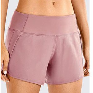 CRZ YOGA Women's Quick-Dry Athletic Running Shorts